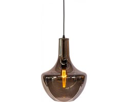 Sense' Living Hanglamp Luna 37 X 130 Cm E27 Smoke/zwart