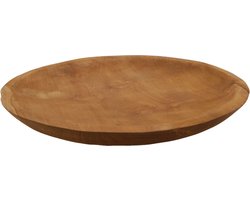 SENSE Wortelhouten Schaal Banga Natural - Houten Dienblad - Decoratieve schaal - Fruitschaal