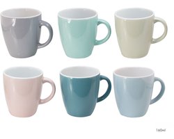 Senseo mokje 160ml 6 kleuren uni 6 stuks