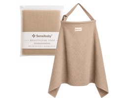 Sensibaby Borstvoedingsdoek – 100% Dubbellaags Katoen – Ademend en Verstelbaar - Bruin