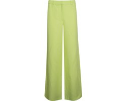 Senso - wijde pantalon limoen groen - maat 38