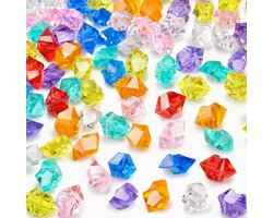 Sensorische kristallen gekleurd - mini acryl kristallen - kristal - speelrijst - gem stone - open ended - sensorisch speelgoed