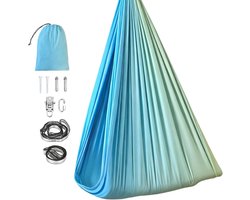 Sensorische Schommel - Hangmat Stoel - Ontspanning Thuis - 360 Graden Draaibaar - 280 x 150 cm - Blauw