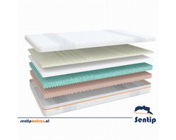 Sentip matras - matrassen - 90x200 - 25cm - foam - KOUDSCHUIM - HR - TRAAGSCHUIM - NASA - VISCO - MEMORY