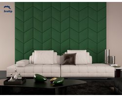 Sentip wandpanelen - 3D - AKOESTISCH - GESTOFFEERDE - PANELEN - hoofdbord - stoffen - Muurpanelen