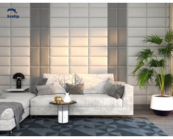 Sentip wandpanelen - 3D - AKOESTISCH - GESTOFFEERDE - PANELEN - hoofdbord - stoffen - Muurpanelen