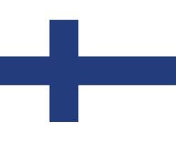 Senvi Printwear - Flag Finland - Grote Finland vlag - Gemaakt Van 100% Polyester - UV & Weerbestendig - Met Versterkte Mastrand - Messing Ogen - 90x150 CM - Fair Working Conditions