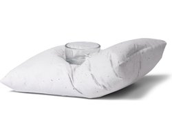 SENZA Theelichthouder Kussen Groot Wit