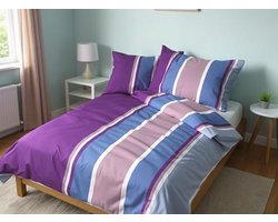 SENZATIONE 100% Katoen Percaline Dekbedovertrek 140x240-1x60x70 cm ALEXANDER PAARS