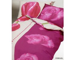 SENZATIONE 100% Katoen Percaline Dekbedovertrek 140x240-1x60x70 cm FERRARA ZAND