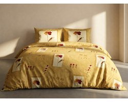 SENZATIONE 100% Katoen Percaline Dekbedovertrek 200x200/220-2x60x70 cm FLIRT