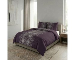 SENZATIONE 100% Katoen Percaline Dekbedovertrek 200x200/220-2x60x70 cm GABRIELE PAARS