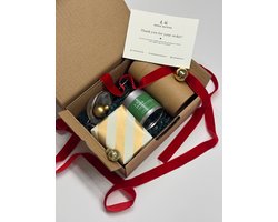 Senzo Matcha Gift Set - New Year Gift Set - Seizoens Matcha Cadeauset - Matcha Cadeauset met Bamboe Klopper, Klopperhouder, Lepel en Zeef - Japanse Thee Ceremonial Grade Cadeauset