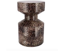 Sephora wild leopard stool / side table 30x30x38cm