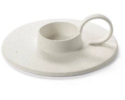 Serax Alex Gabriels Mira kandelaar L D21cm H6.6cm beige