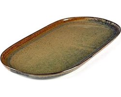 Serax Allboards - Snijplank Rond - Keuken Gebruik - Geïnspireerd door natuur - Eén maat - Grijs Roest