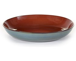 Serax Anita Le Grelle Pastabord - D23,5x4,5 cm - Rust/Smokey blue