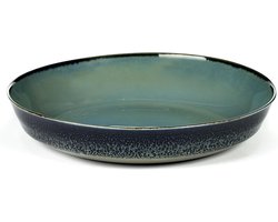 Serax Anita Le Grelle Serveerschaal - S - D17,5x3 cm - Smokey blue/dark blue