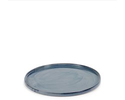 Serax Anita Le Grelle Terres De Rêves ronde schaal / dienblad D36cm Hoogte 1.5cm blue