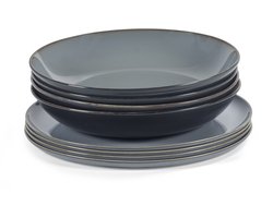 Serax - Anita Le Grelle Terres de rêves - Serviesset - Smokey Blauw - 8 stuks