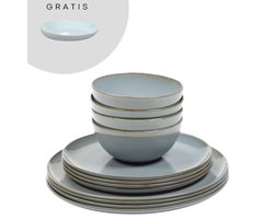 Serax Anita Le Grelle TERRES DE RÊVES Smoky Blue Serviesset (13 delig) 4 personen