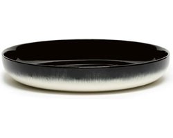Serax Ann Demeulemeester Dé hoog bord D24cm off white/black varB