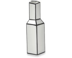 Serax Annebet Philips Carte Blanche vaas D4.8cm H13.8cm wit / zwart