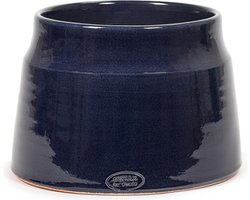 Serax - Bloempot - aardewerk - blauw - D25 x H12 cm - Opening 18 cm