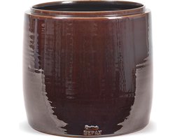 Serax - Bloempot - aardewerk - bruin - D30 x H30 cm