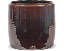 Serax - Bloempot - aardewerk - bruin - D34 x H34 cm