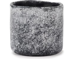Serax - Bloempot - aardewerk - grijs - D17 x H16 cm - Opening 15 cm