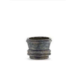 Serax - Bloempot - aardewerk - zwart - D25 x H20 cm - Opening 20 cm