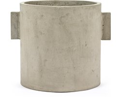 Serax -  Bloempot  - Beton - Rond -  Grijs