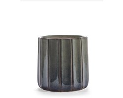 Serax Bloempot Blauw D 27 cm H 27 cm