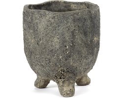 Serax Bloempot Dino Grijs D 14 cm H 15.5 cm