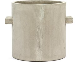 Serax Bloempot Pot beton Rond Naturel Hoog 27cm Diameter 27cm