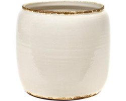 Serax Bloempot-Sierpot Crème-Wit D 25 cm H 26 cm ( D opening 21 cm)