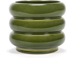 Serax Bloempot-Sierpot Groen D 14.5 cm H 12,5 cm