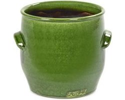 Serax Bloempot Sierpot Handles Groen D 16 cm H 16 cmcm