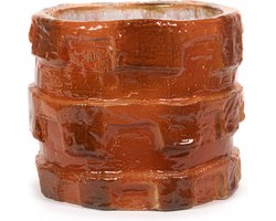 Serax Bloempot-Sierpot Look At Me Bella Silva Oranje D 33 cm H 27,5 cm