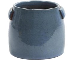 Serax Bloempot Tabor Blauw D 22 cm H 19 cm Opening 18 cm