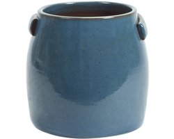 Serax Bloempot Tabor Blauw D 25 cm H 24 cm Opening 24,5 cm