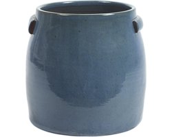 Serax Bloempot Tabor Blauw D 30 cm H 28 cm Opening 26 cm