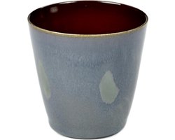 Serax by Anita Le Grelle Beker - S - D7 x7,5 cm - Smokey blue/Rust