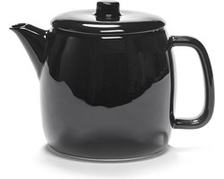 Serax by Vincent Van Duysen theepot | met rvs theefilter|zwart glans | 900ml