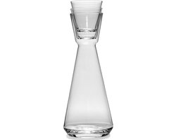 Serax Charles Kaisin Nero karaf 215cl + set van 2 glazen 30cl