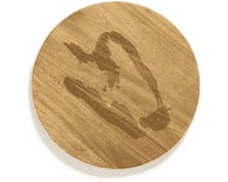 SERAX - Feast by Ottolenghi - Dienblad / serveer plank S 35x35cm Paprika