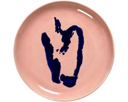 Serax Feast By Ottolenghi Dinerbord Ø22.5 Set Van 2 Pink/Blue Pepper