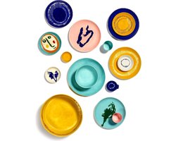 Serax Feast By Ottolenghi Schaal Ø11.5 Pink Pepper Blue
