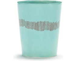 SERAX - Feast by Ottolenghi - Theekopje 0,33l Azure Swirl-Stripes